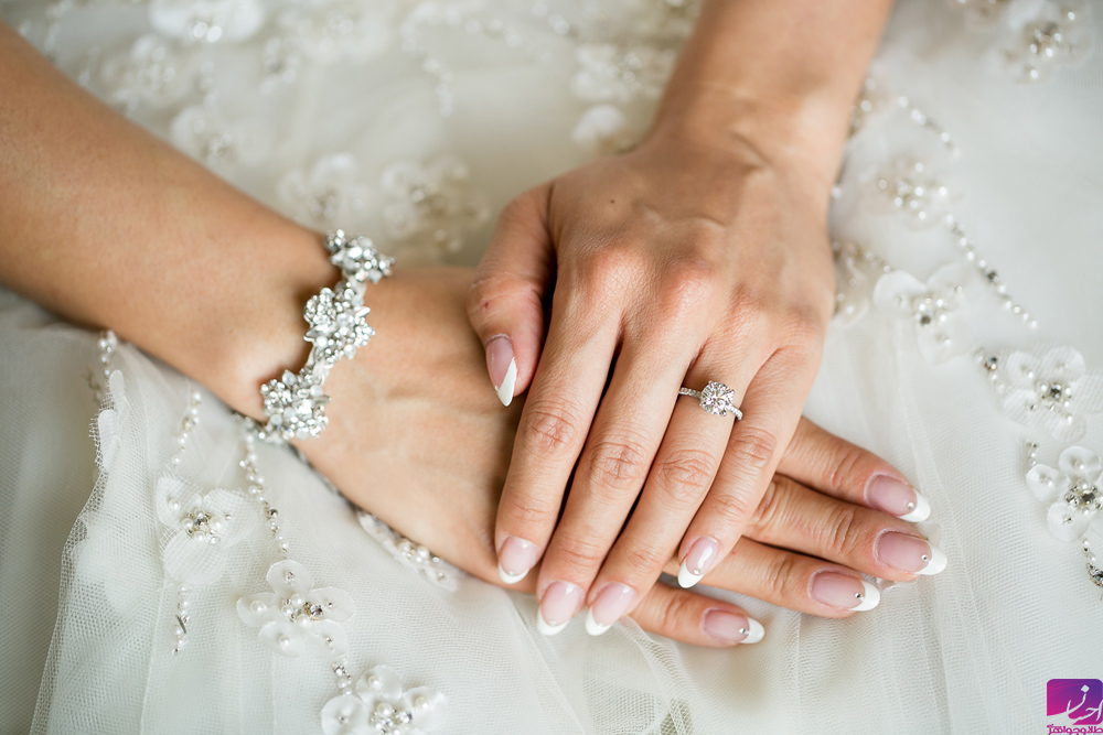 حلقه ازدواج عروس|طلا|طلا و جواهری احسان|فروش اقساطی طلا