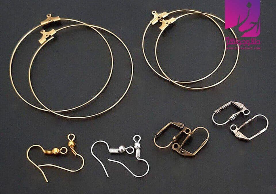 انواع قفل گوشواره |طلا|طلا و جواهر احسان|فروش اقساطی طلا