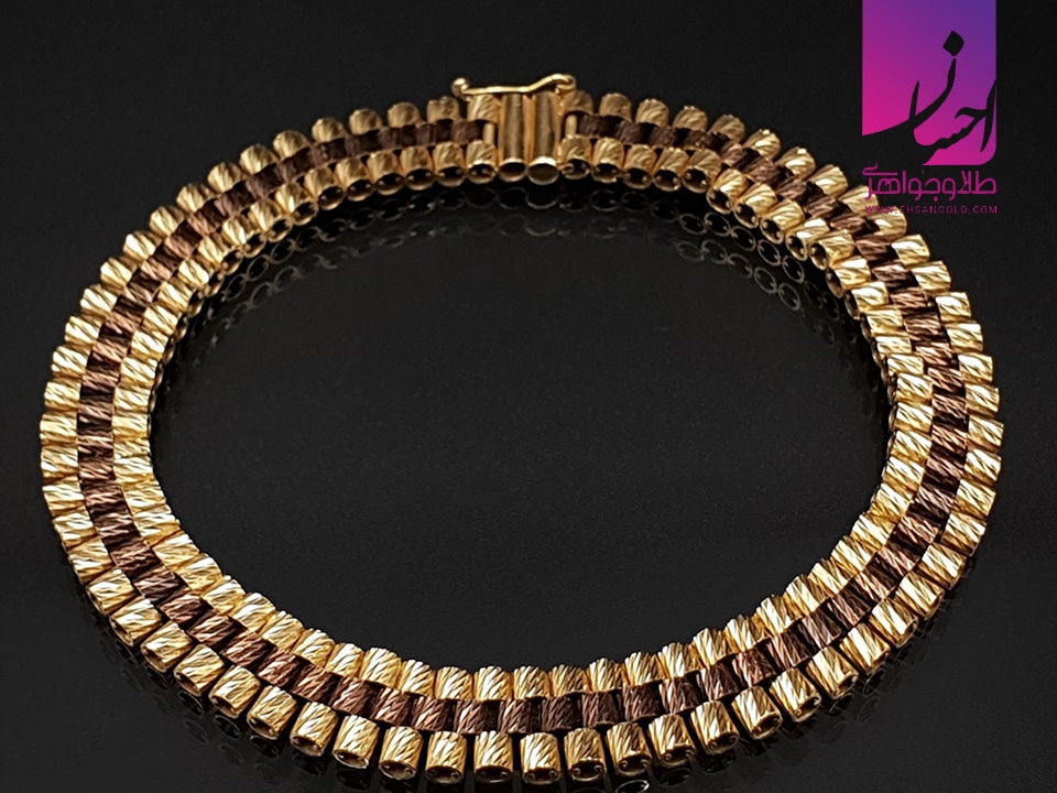 دستبند طلا رولکس | خرید طلا | طلا و جواهر احسان