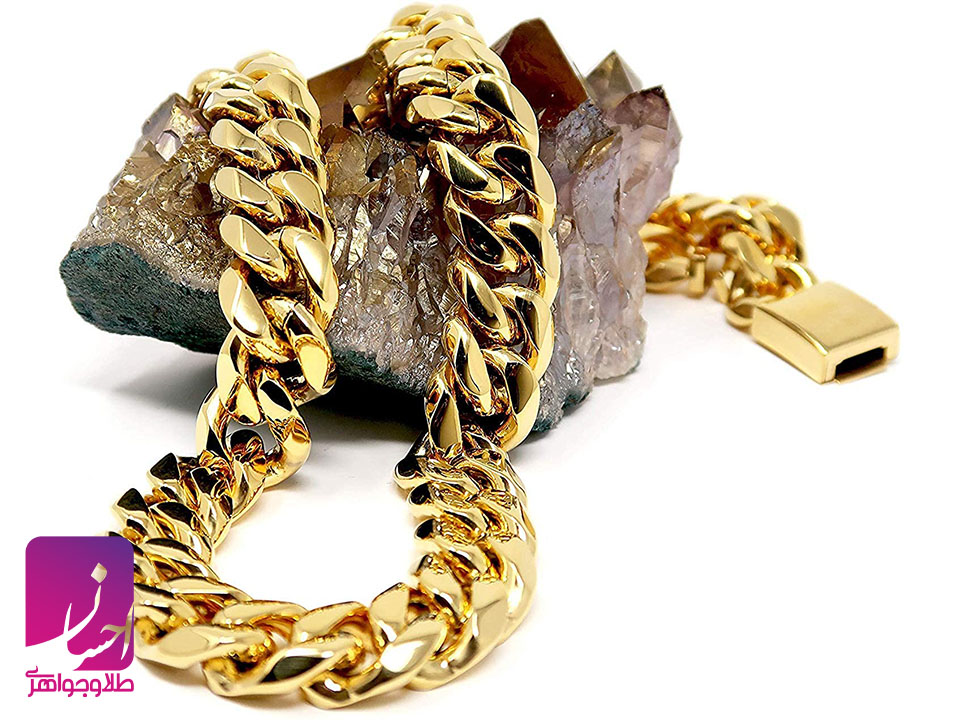 زنجیر Cuban | طلا و جواهر احسان