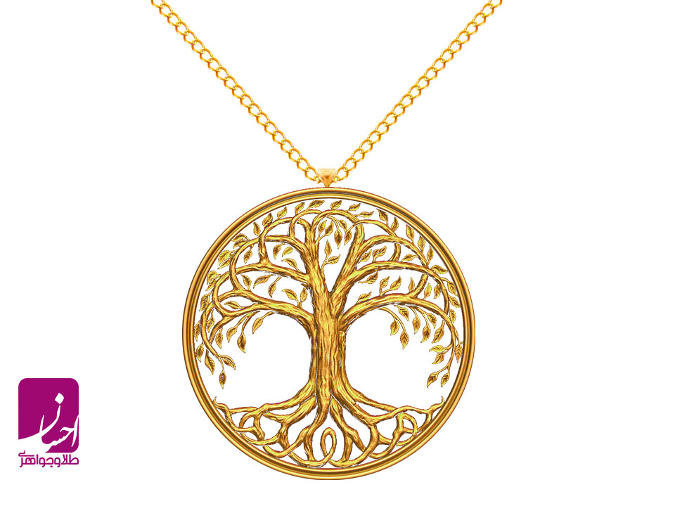 نماد درخت زندگی در طلا و جواهرات