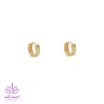 گوشواره حلقه طلا طرح لاو کارتیه