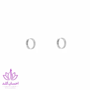 گوشواره طلا سفید کارتیه طرح لاو